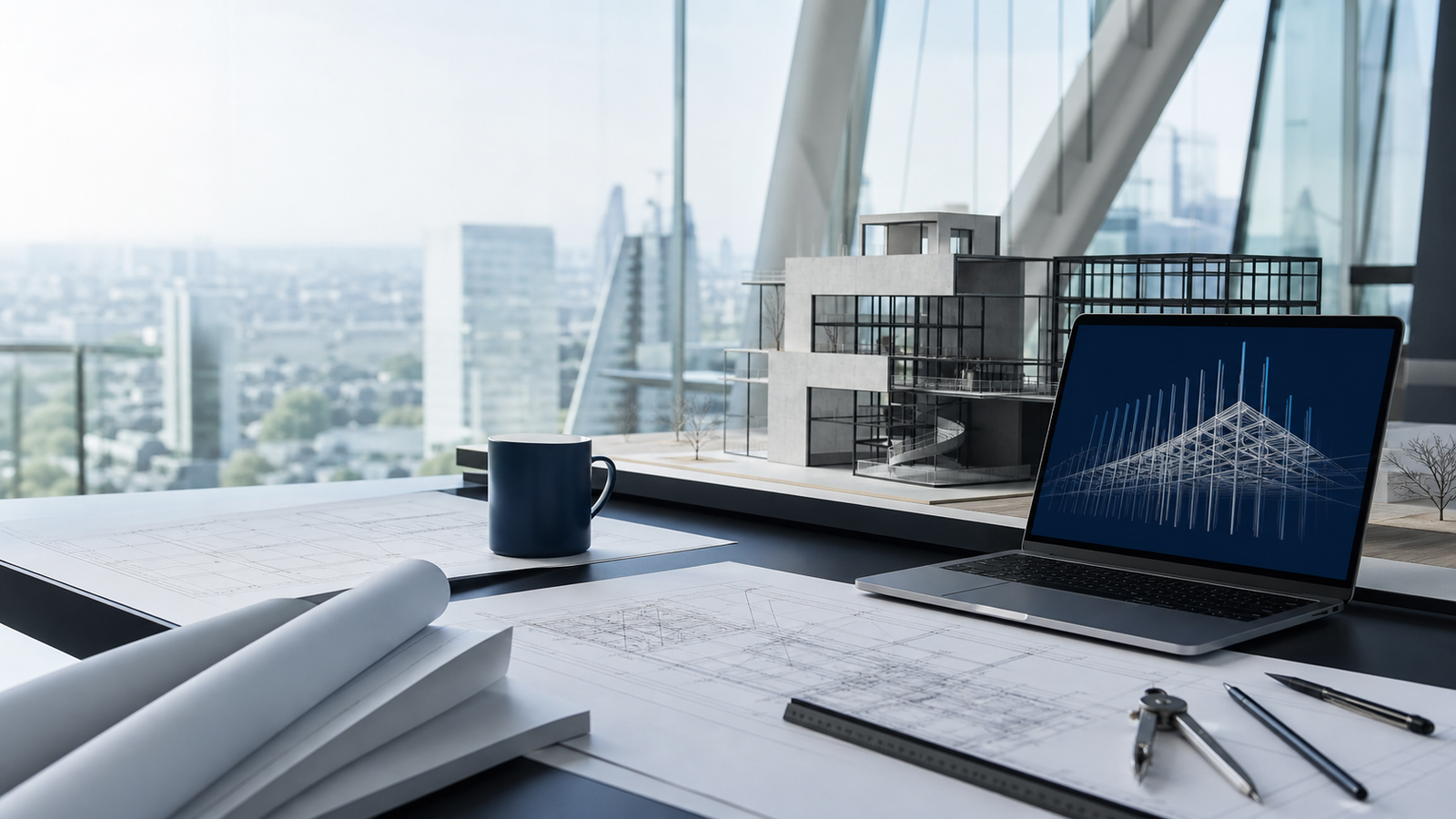 Premium statik proje mühendisliği çalışma alanı